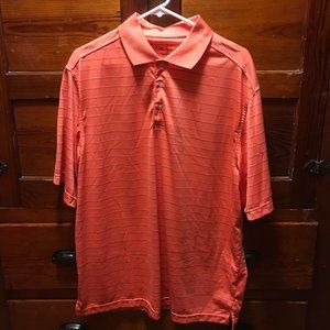 Men's Walter Hagen L salmon golf shirt
